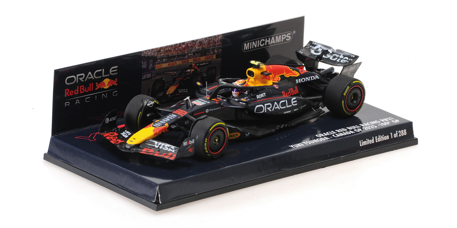 ORACLE RED BULL RACING RB21 - YUKI TSONODA - CANADA GP 2025 - 100TH GP