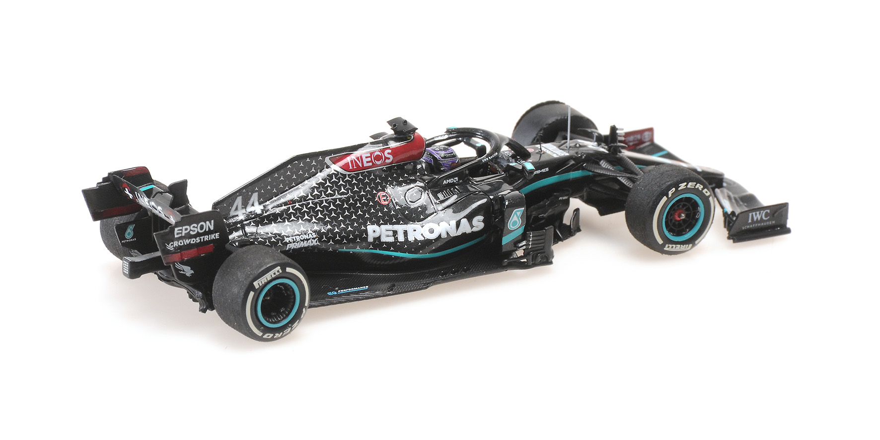 MERCEDES-AMG PETRONAS F1 TEAM W11 EQ PERF. - L. HAMILTON - WINNER BRITISH GP 2020 FLAT TYRE