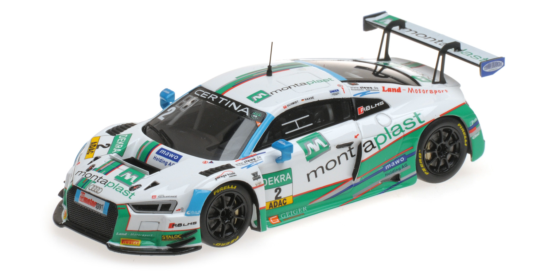 AUDI R8 LMS - MONTAPLAST BY LAND MOTORSPORT - SCHMIDT/HAASE - ADAC GT MASTERS 2017