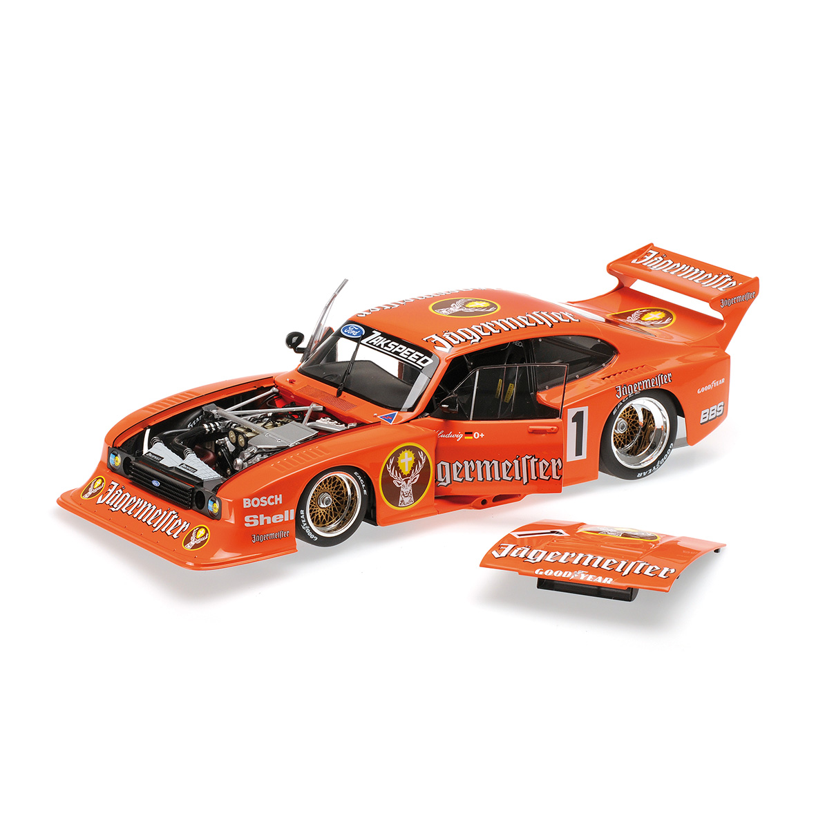 FORD CAPRI TURBO GR.5 - 'JAEGERMEISTER' - KLAUS LUDWIG - DRM 1982