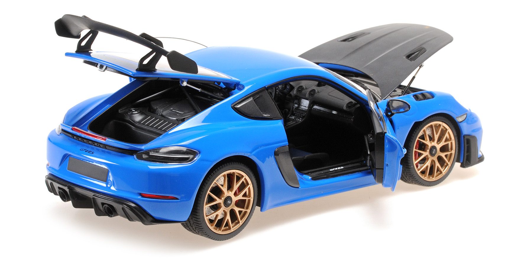 PORSCHE CAYMAN GT4 RS - 2024 -BLUE W/ WEISSACH PACKAGE