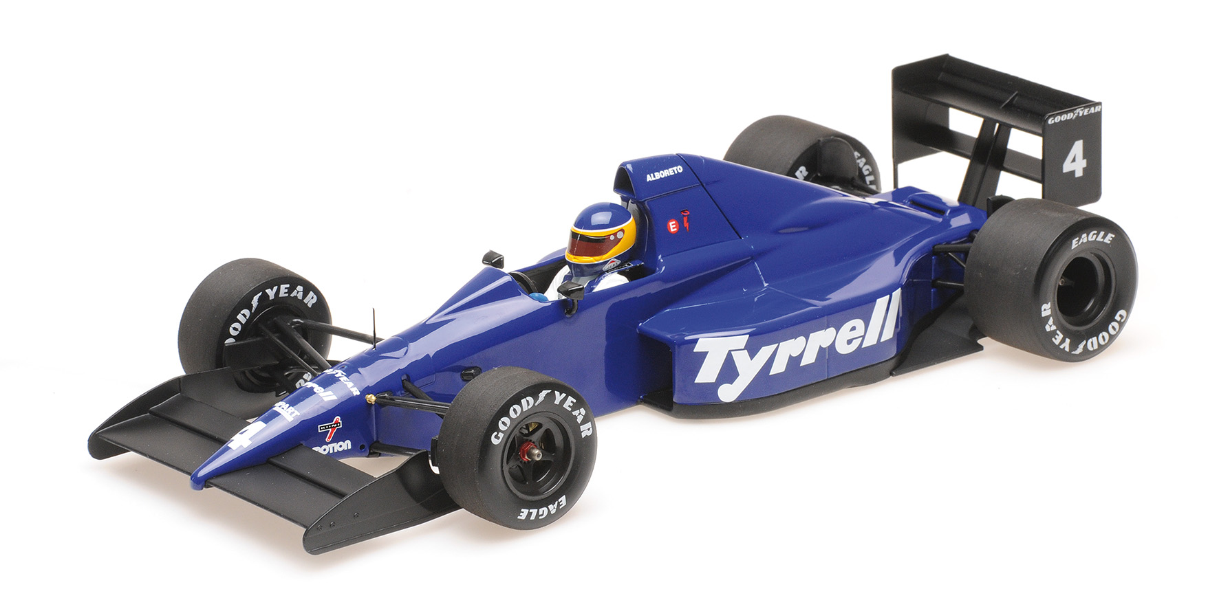 TYRRELL FORD 018 - MICHELE ALBORETO - 3RD PLACE MEXICAN GP 1989