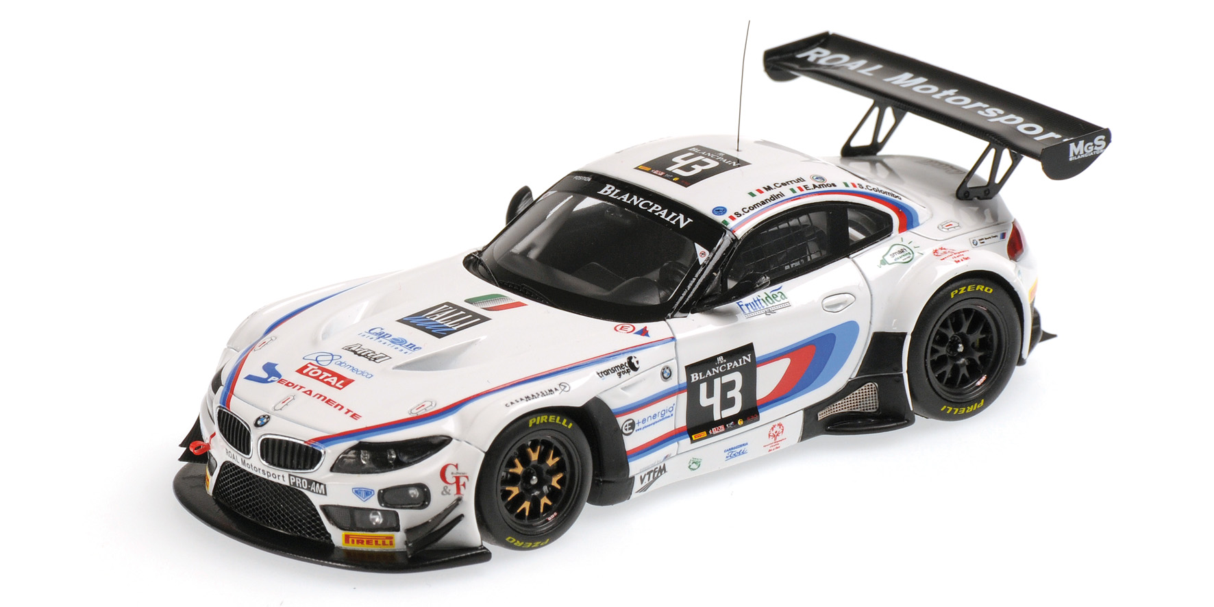 BMW Z4 GT3 - TEAM ROYAL MOTORSPORT - COMANDINI/CERRUTI/AMOS/COLOMBO - 24H SPA 2014