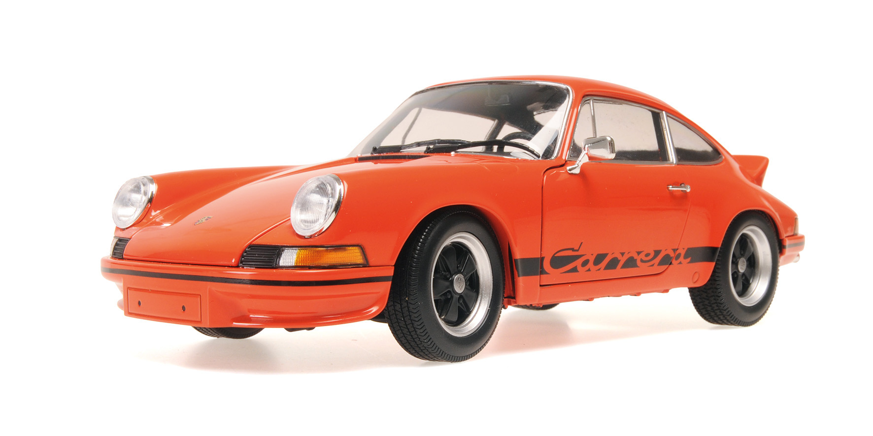 PORSCHE 911 CARRERA RS - 1972 - ORANGE W BLACK DECOR