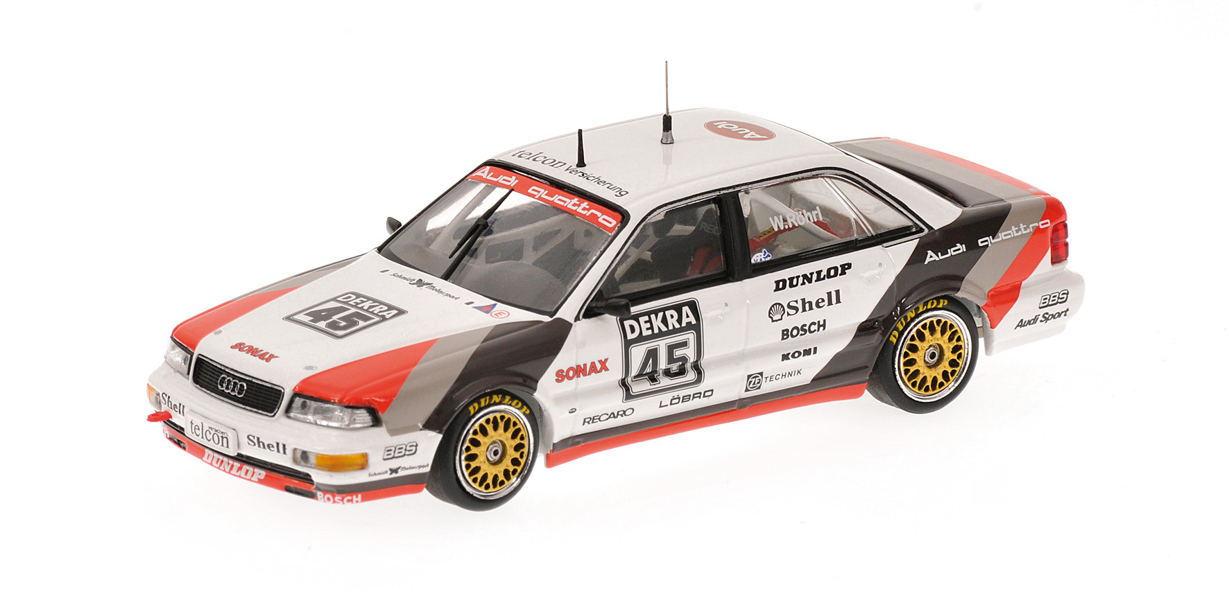 AUDI V8 - TEAM SMS - WALTER RÖHRL - DTM FINAL HOCKENHEIM - 1990