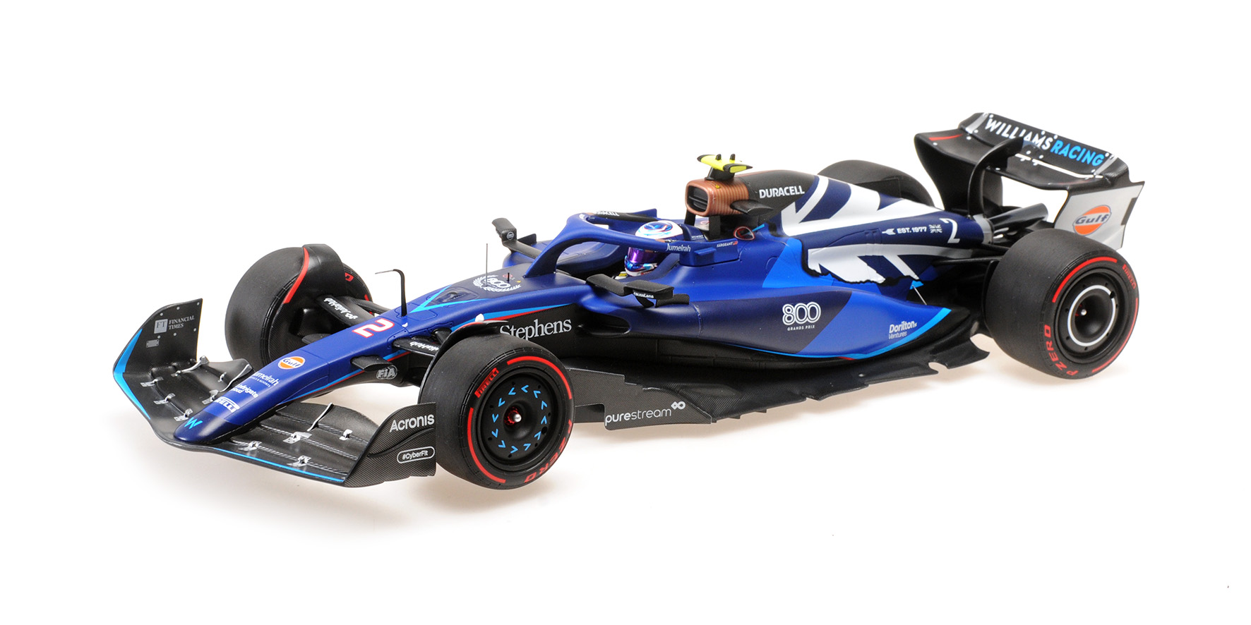 WILLIAMS RACING FW45 - LOGAN SARGEANT - WILLIAMS 800TH GP - BRITISH GP 2023
