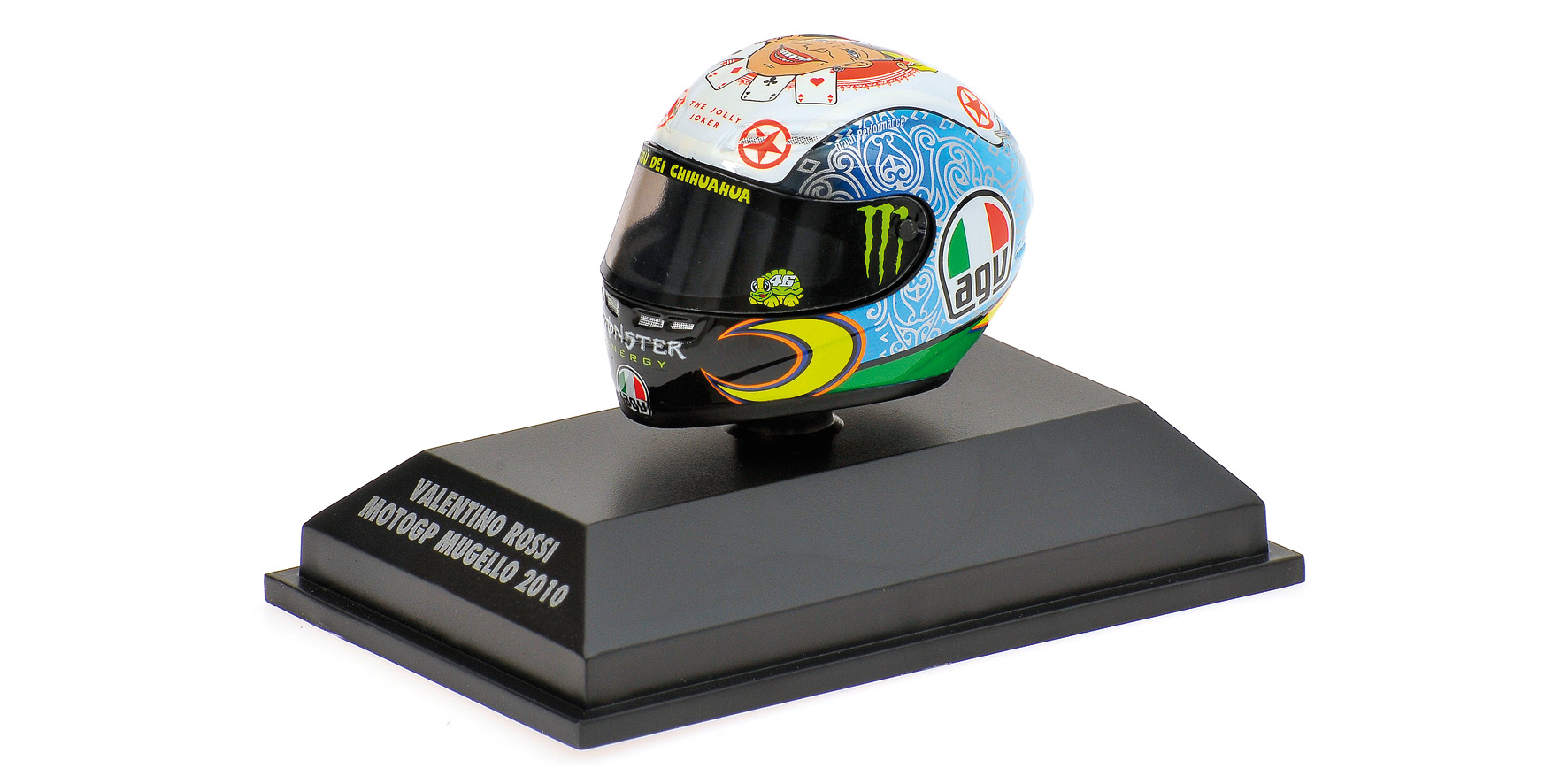 AGV HELMET - VALENTINO ROSSI - 'JOLLY JOKER' - MOTOGP MUGELLO - 2010