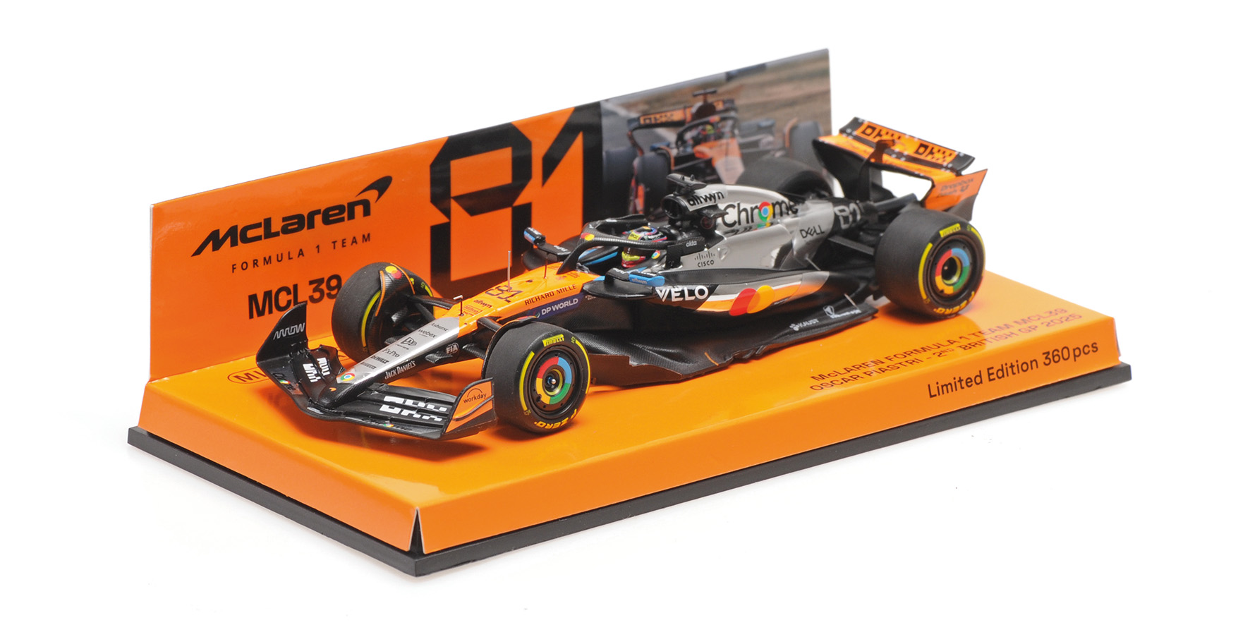 MCLAREN FORMULA 1 TEAM MCL39 - OSCAR PIASTRI - 2ND BRITISH GP 2025