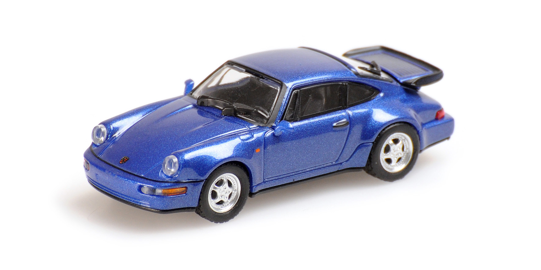 PORSCHE 911 TURBO - 1990 - BLUE METALLIC