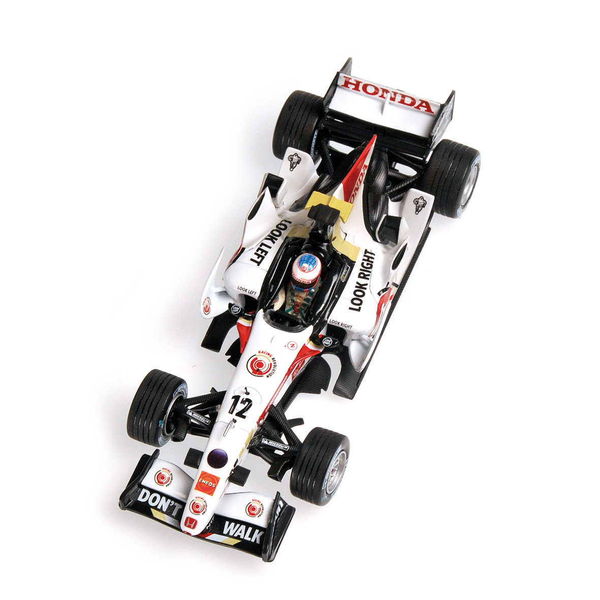 HONDA F1 RACING RA106 - JENSON BUTTON - WINNER HUNGARY GP 2006 - 'DIRTY VERSION'
