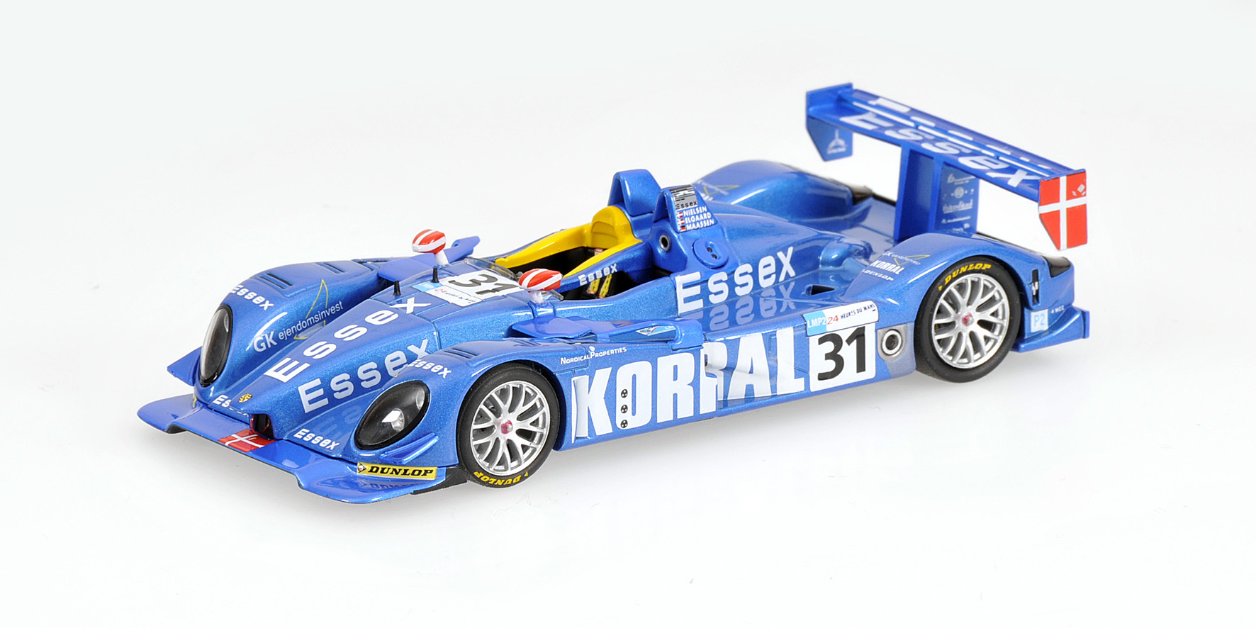 PORSCHE RS SPYDER - TEAM ESSEX - NIELSEN/ELGAARD - 2ND LMP2 LE MANS SERIES 2008
