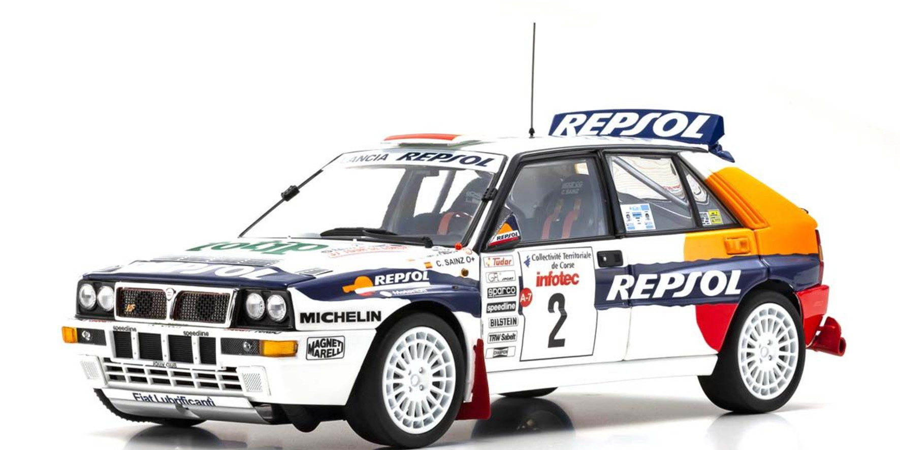 LANCIA DELTA HF INTEGRALE EVOLUTIONE 1992 #2 TOUR DE CORSE (08348J)