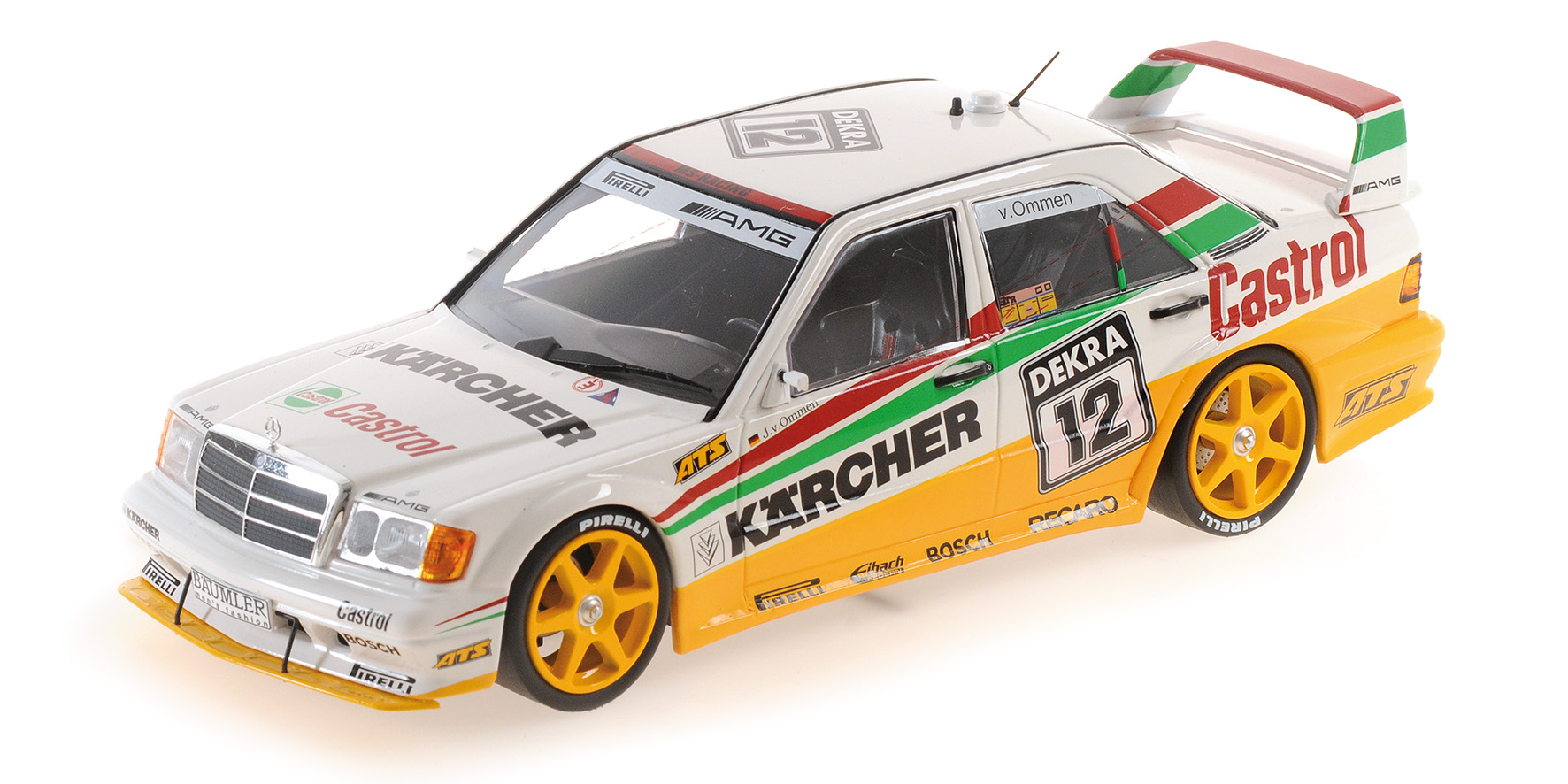 MERCEDES-BENZ 190E 2.5-16 EVO 2 - TEAM MASS-SCHONS - JOERG VAN OMMEN - DTM 1992