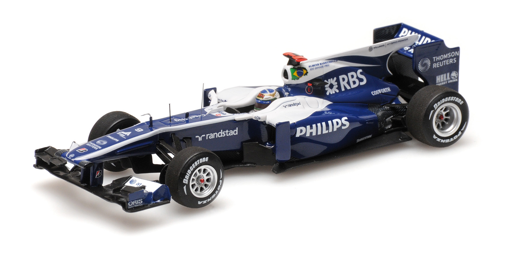 AT&T WILLIAMS COSWORTH FW32 - RUBENS BARRICHELLO - 300TH GP BELGIAN GP 2010