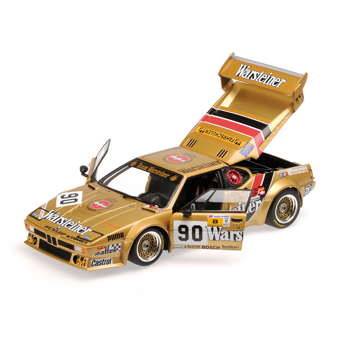 BMW M1 - BRUN MOTORSPORT - PALLAVICINI/WINTHER/VON BAYERN - 24H LE MANS 1983