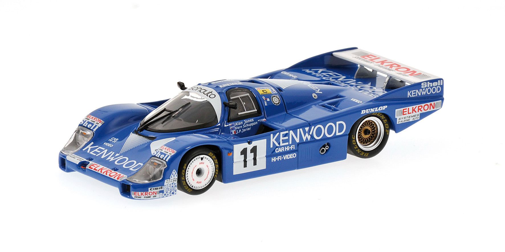 PORSCHE 956 'KENWOOD' - PORSCHE KREMER RACING - SCHUPPAN/JONES/JARIER - 24H LE MANS - 1984