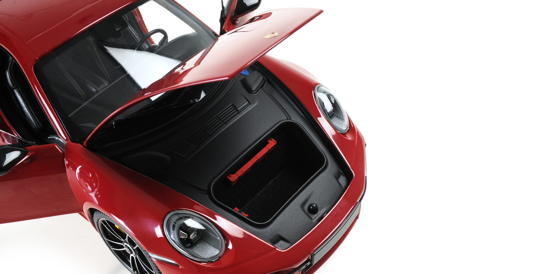 PORSCHE 911 (992) TURBO S COUPE SPORT DESIGN - 2021 - RED