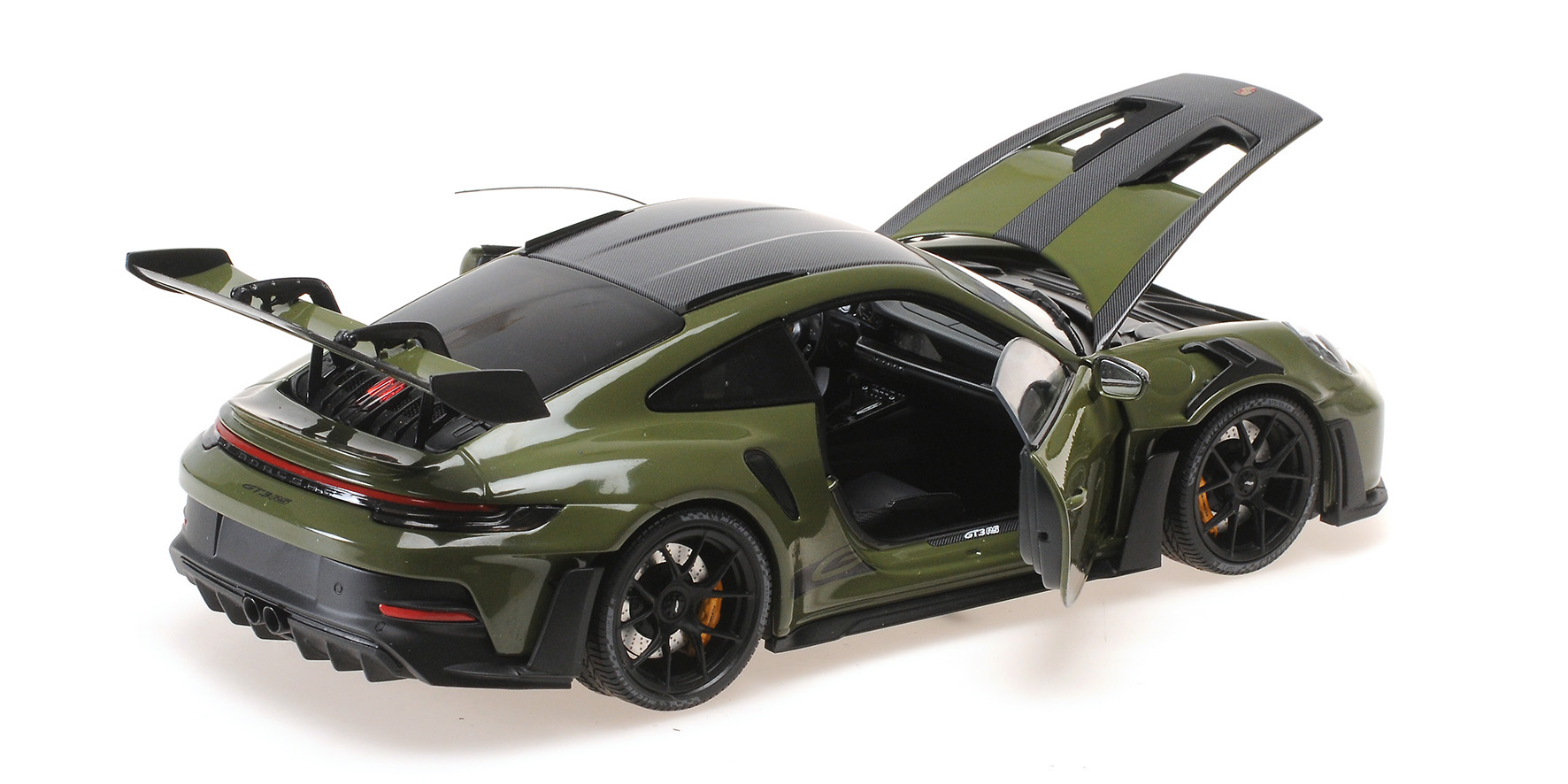 PORSCHE 911 (992) GT3RS - 2024 - NATO OLIVE W BLACK WHEELS
