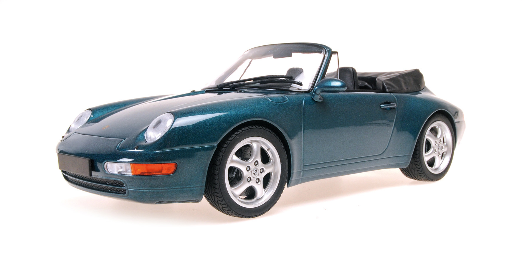 PORSCHE 911 (993) CABRIOLET - 1994 - GREEN METALLIC