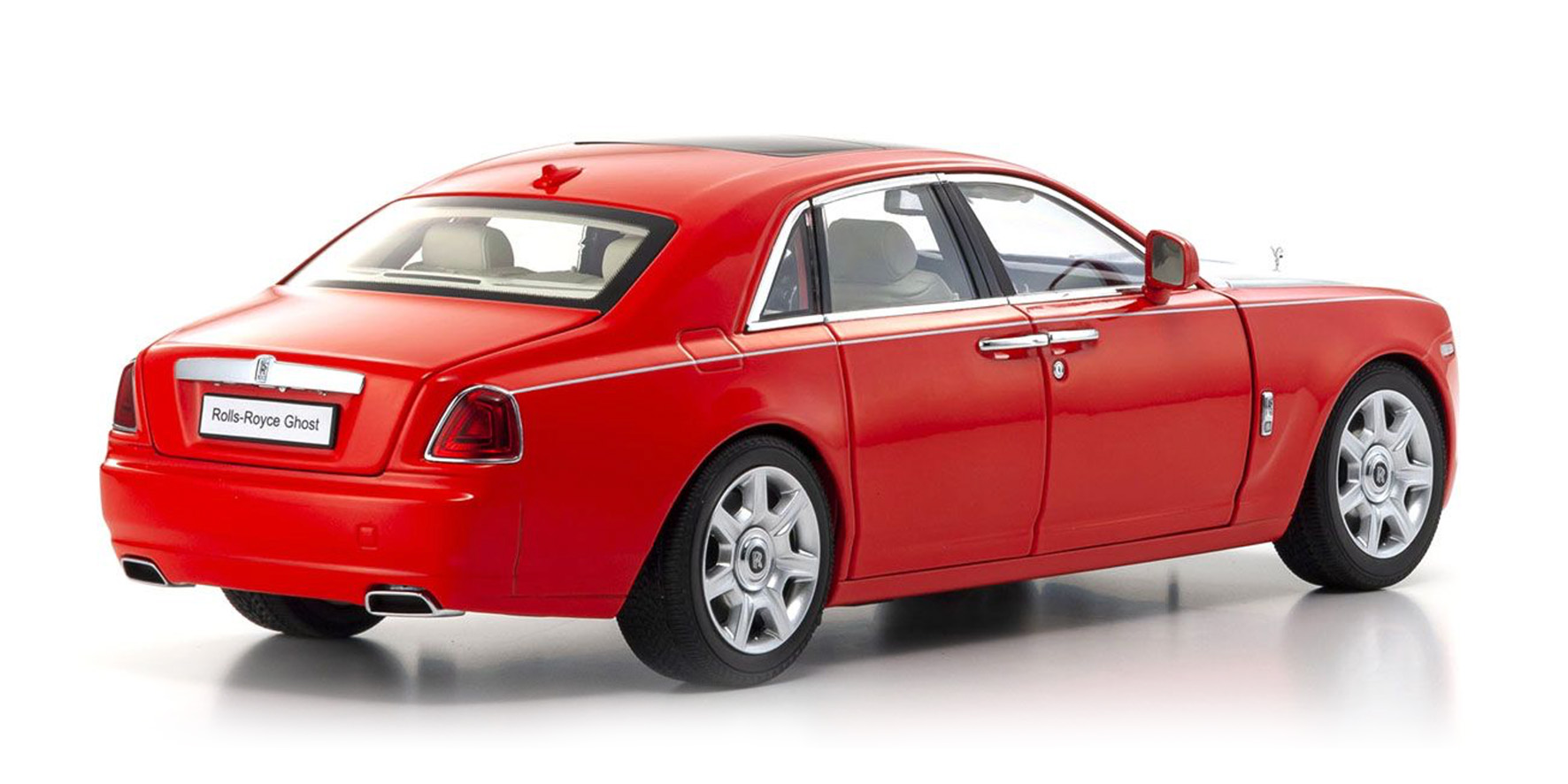 ROLLS ROYCE GHOST - RED/SILVER (08802RS)