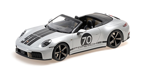 PORSCHE 911 (992.2) CARRERA GTS CABRIOLET 911 SPIRIT 70 - 2025 - SILVER METALLIC