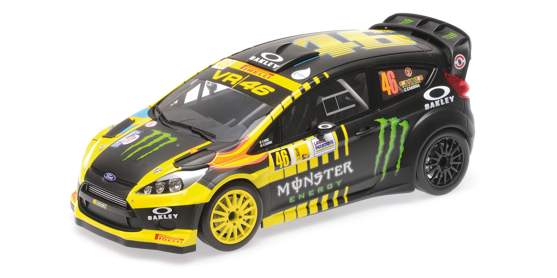 FORD FIESTA RS  WRC - ROSSI/CASSINA - 2ND PLACE MONZA RALLY SHOW 2013