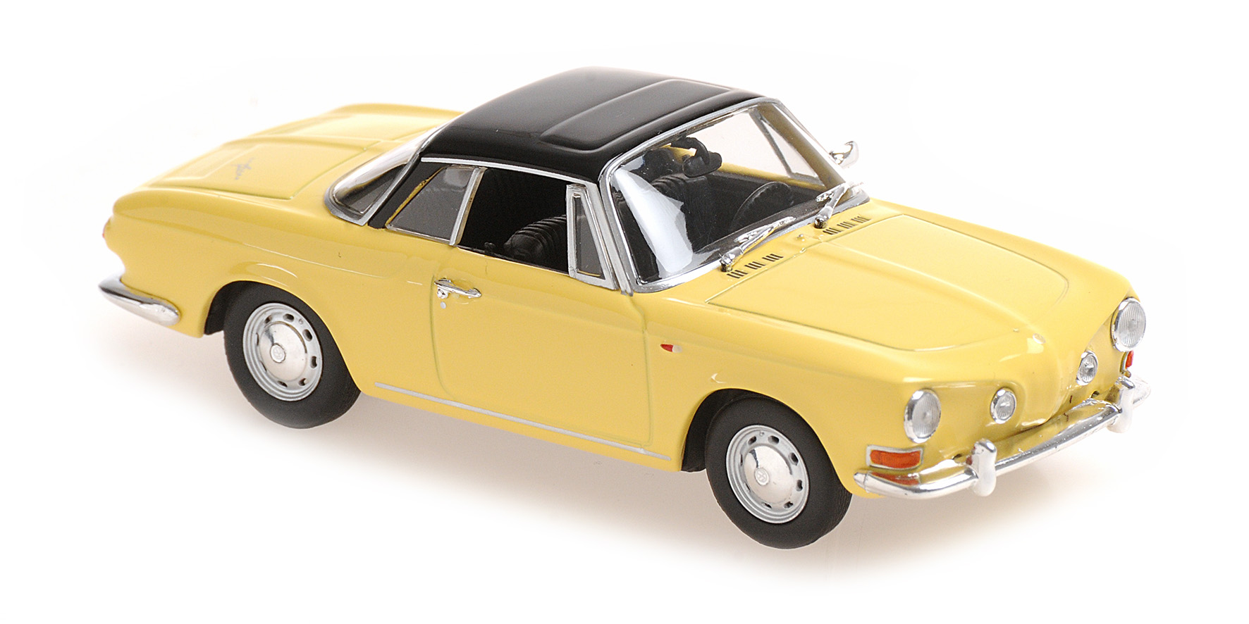 VOLKSWAGEN KARMANN GHIA 1600 - 1966 - YELLOW/BLACK