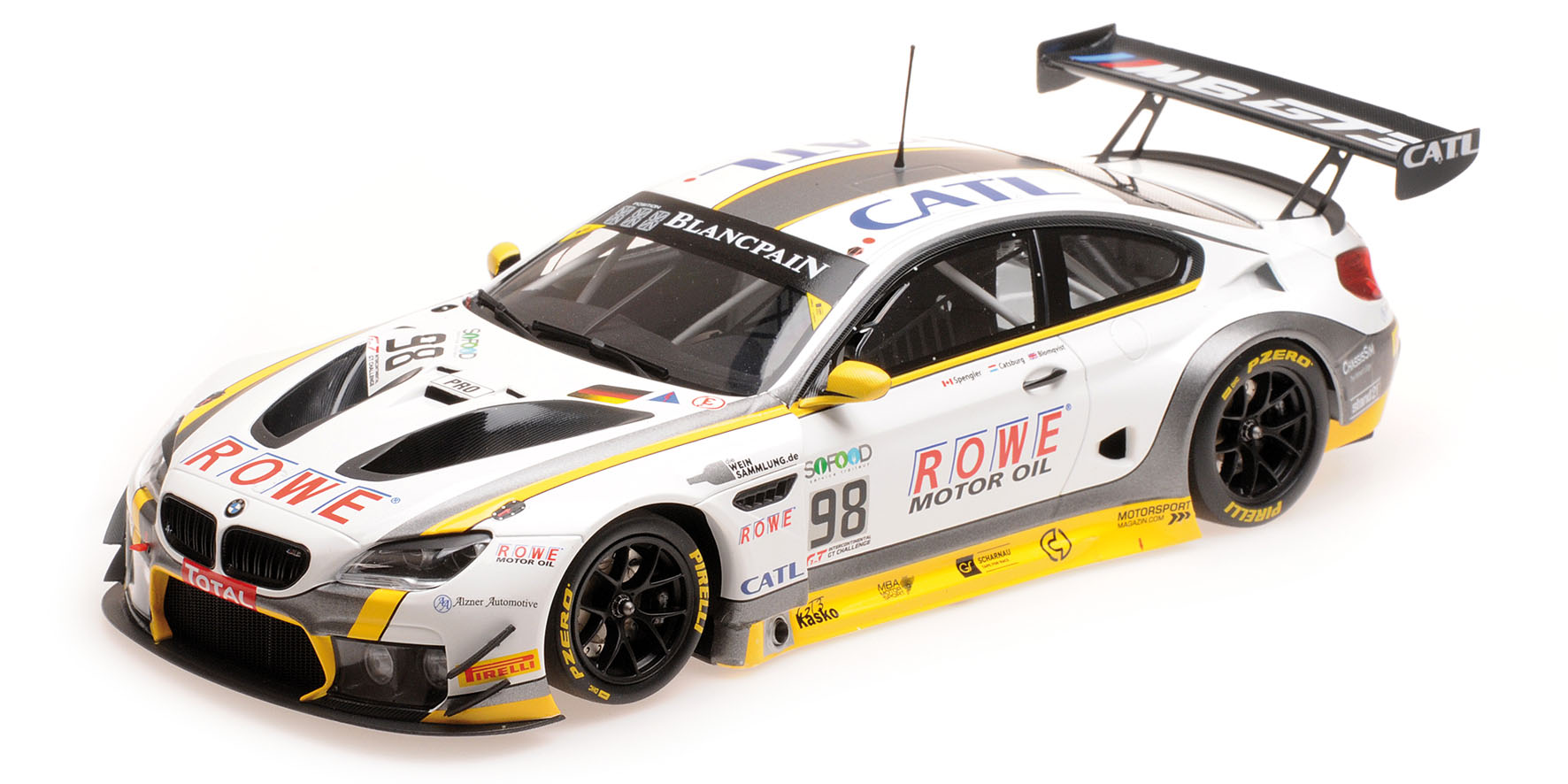 BMW M6 GT3 - ROWE RACING - BLOMQVIST/CATSBURG/SPENGLER - 24H SPA 2017