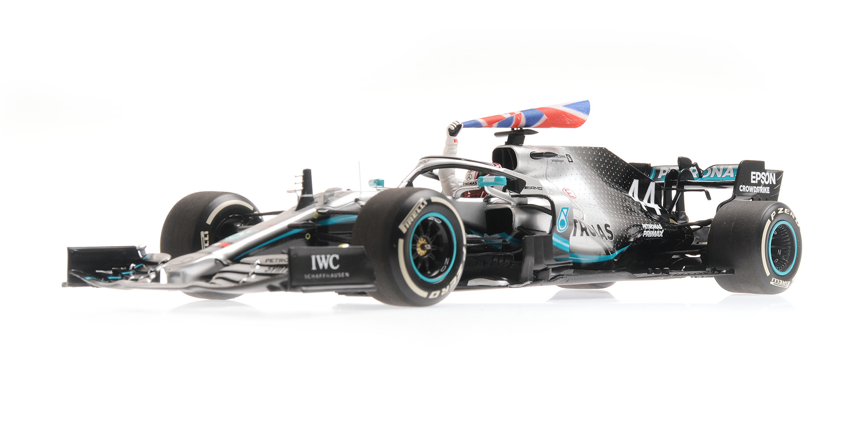 MERCEDES-AMG PETRONAS MOTORSPORT F1 W10 EQ POWER+ - LEWIS HAMILTON - WINNER BRITISH GP 2019