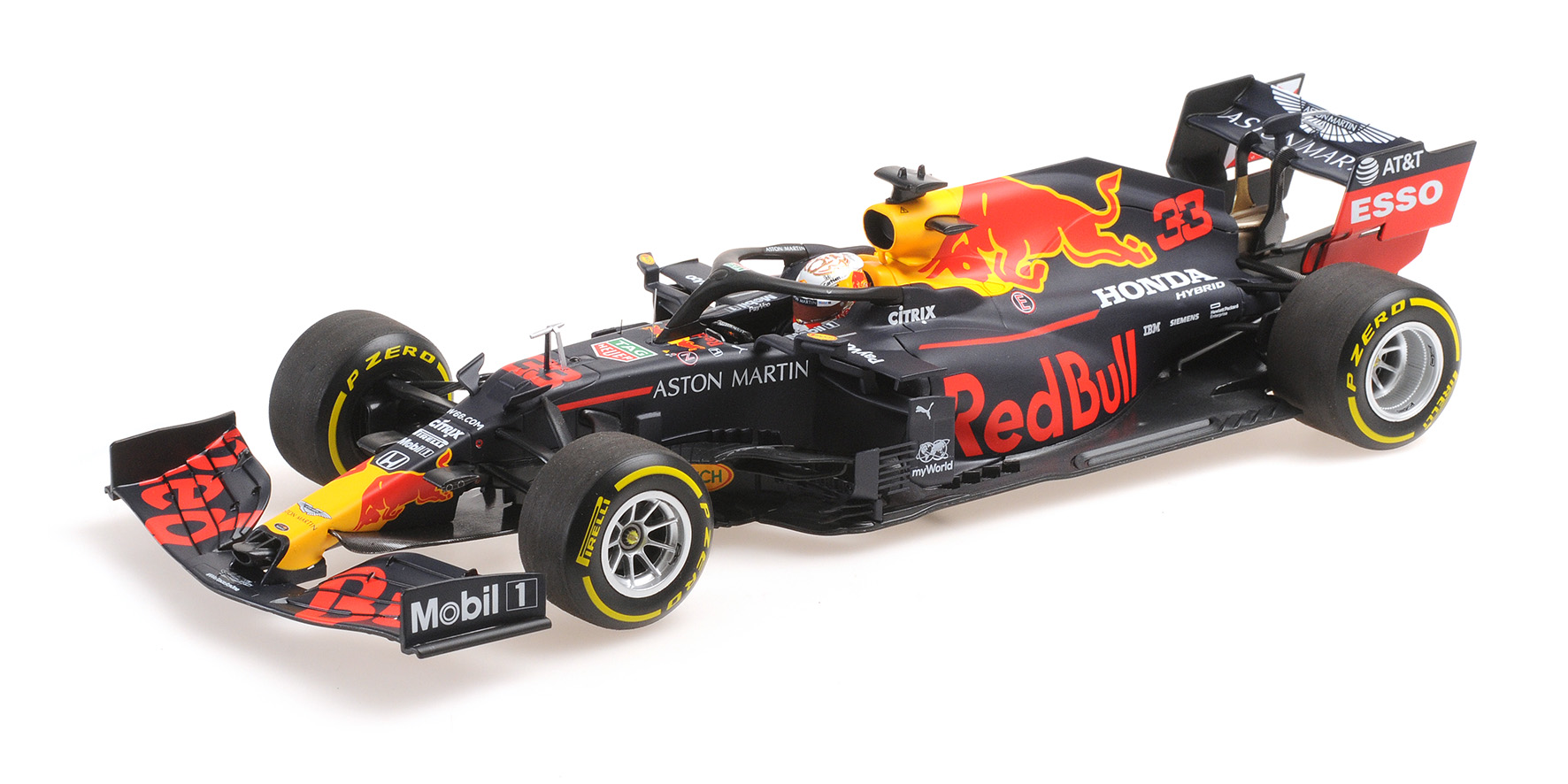 ASTON MARTIN RED BULL RACING RB16 - MAX VERSTAPPEN - WINNER 70TH ANNIVERSARY GP 2020