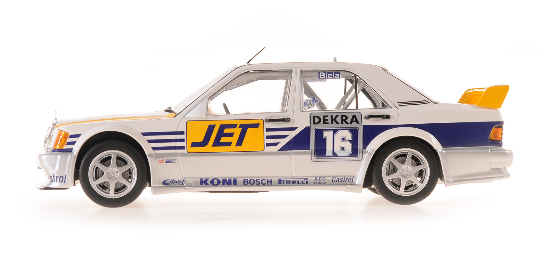 MERCEDES-BENZ 190E 2.5-16 EVO 1 - TEAM MS-JET-RACING - FRANK BIELA - DTM 1990