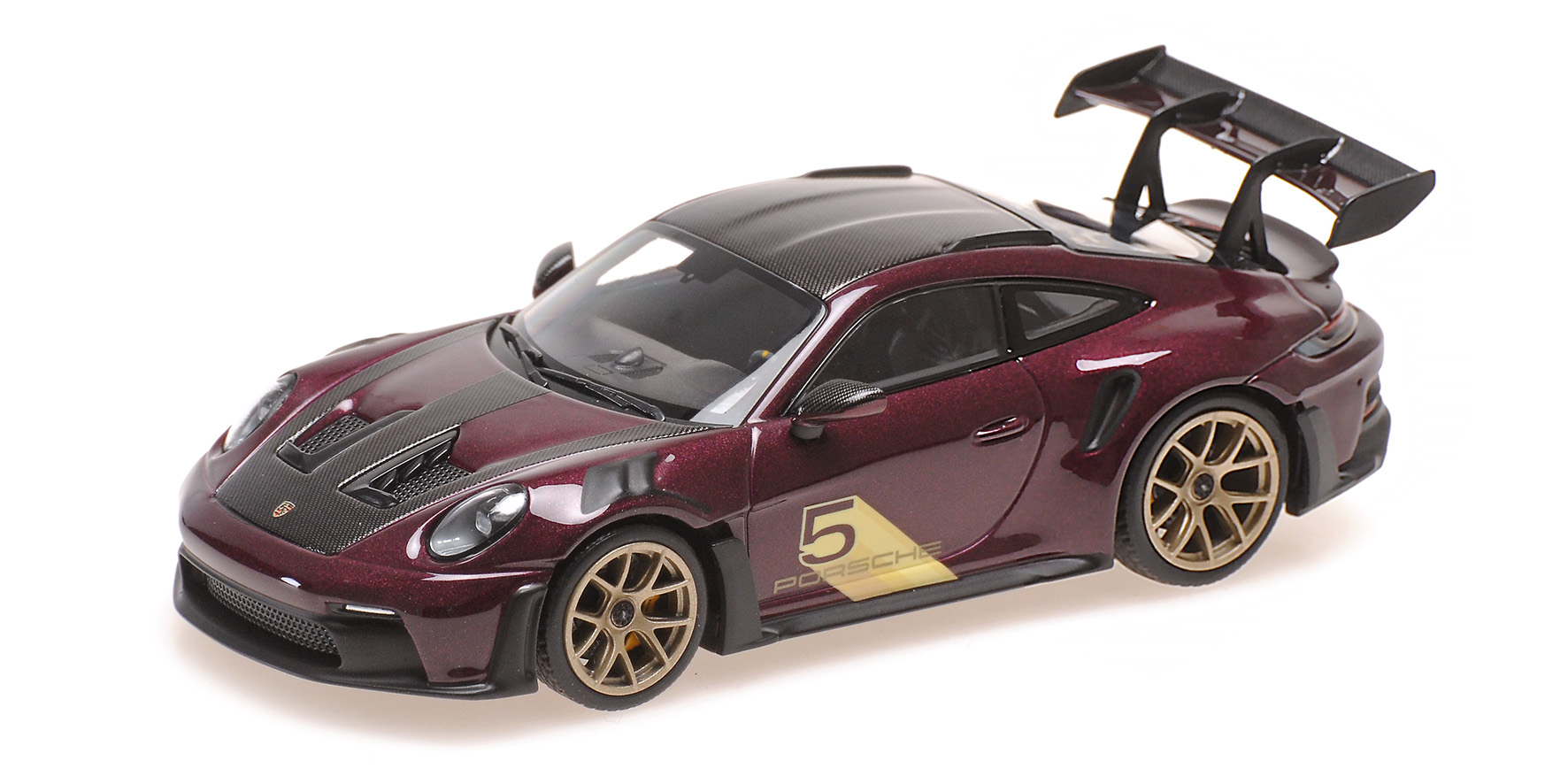 PORSCHE 911 (992) GT3RS - 2023 - PURPLE W GOLD WHEELS