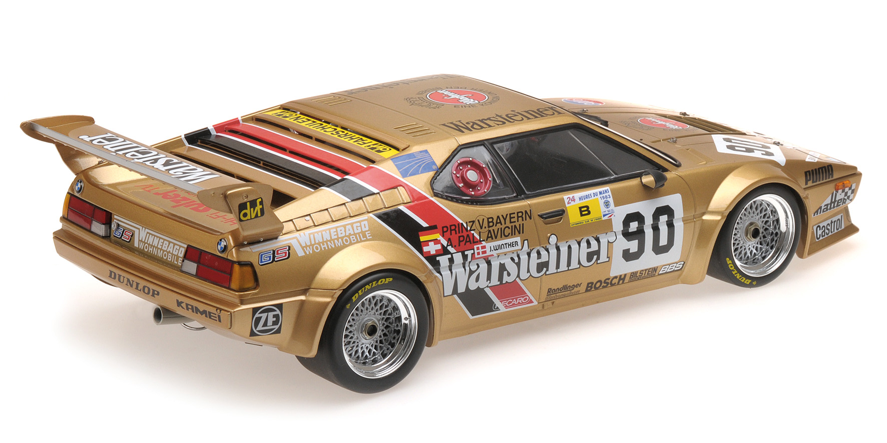 BMW M1 GR.B - PALLAVICINI/WINTHER/VON BAYERN - 24H LE MANS 1983