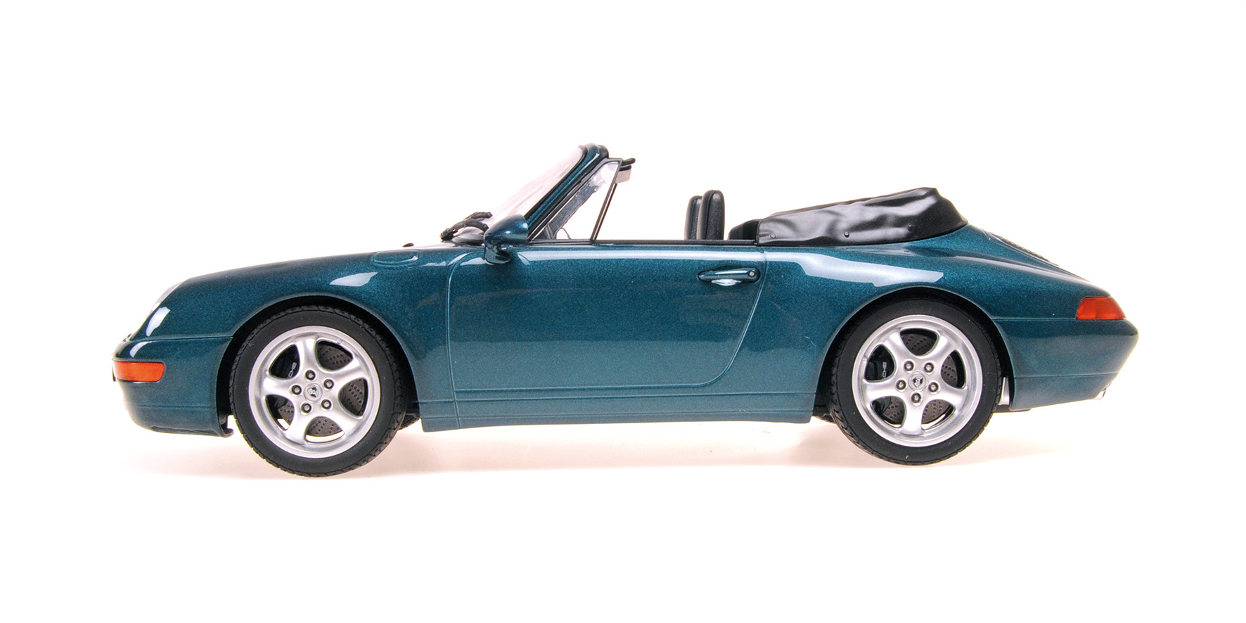 PORSCHE 911 (993) CABRIOLET - 1994 - GREEN METALLIC