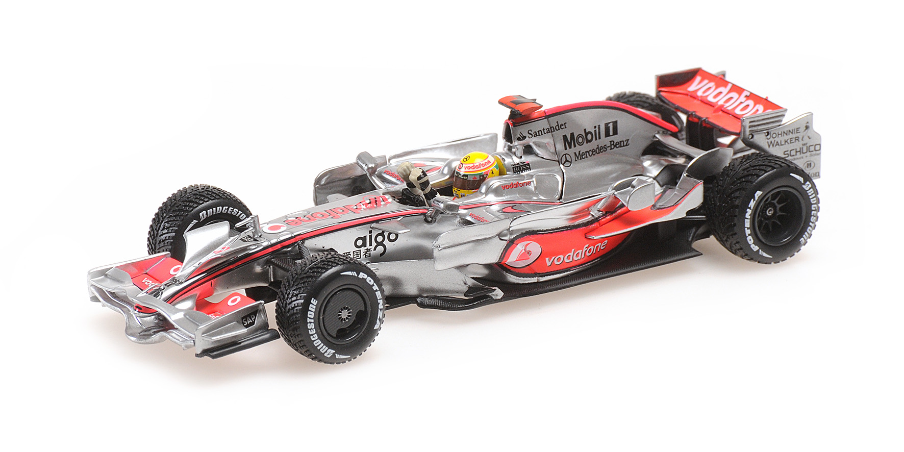 VODAFONE MCLAREN MERCEDES - MP4/23 - LEWIS HAMILTON - WORLD CHAMPION 2008 - BRAZIL GP