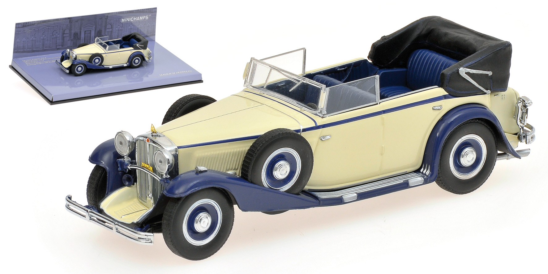 MAYBACH ZEPPELIN - 1932 - WHITE/BLUE