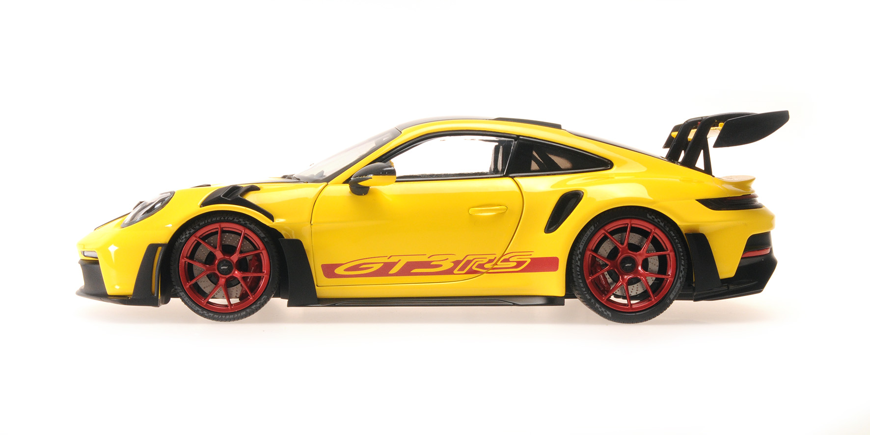 PORSCHE 911 (992) GT3RS - 2024 - YELLOW W/WEISSACH PACKAGE W RED WHEELS
