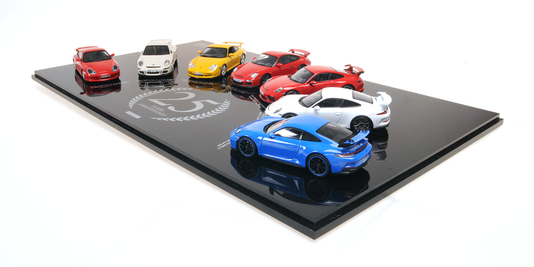 7 - CAR - SET - PORSCHE 911 GT3 - 1999-2024 - 25TH ANNIVERSARY SET