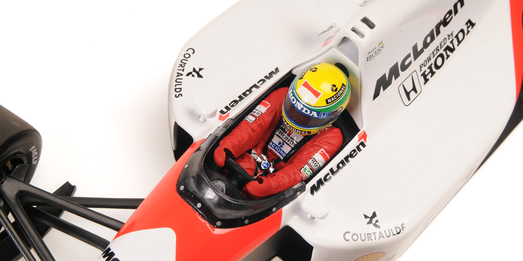 MCLAREN HONDA MP4/6 - AYRTON SENNA - WORLD CHAMPION 1991 - DIRTY VERSION