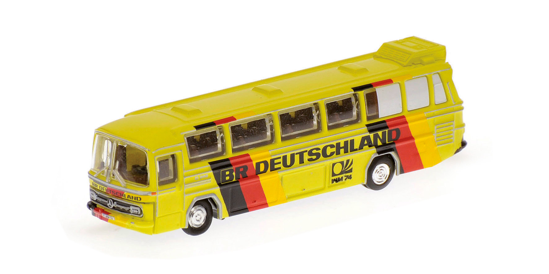 MERCEDES-BENZ O302 (LHD) - FUSSBALL-WELTMEISTERSCHAFT 1974 - MANNSCHAFTSBUS 'BRD'