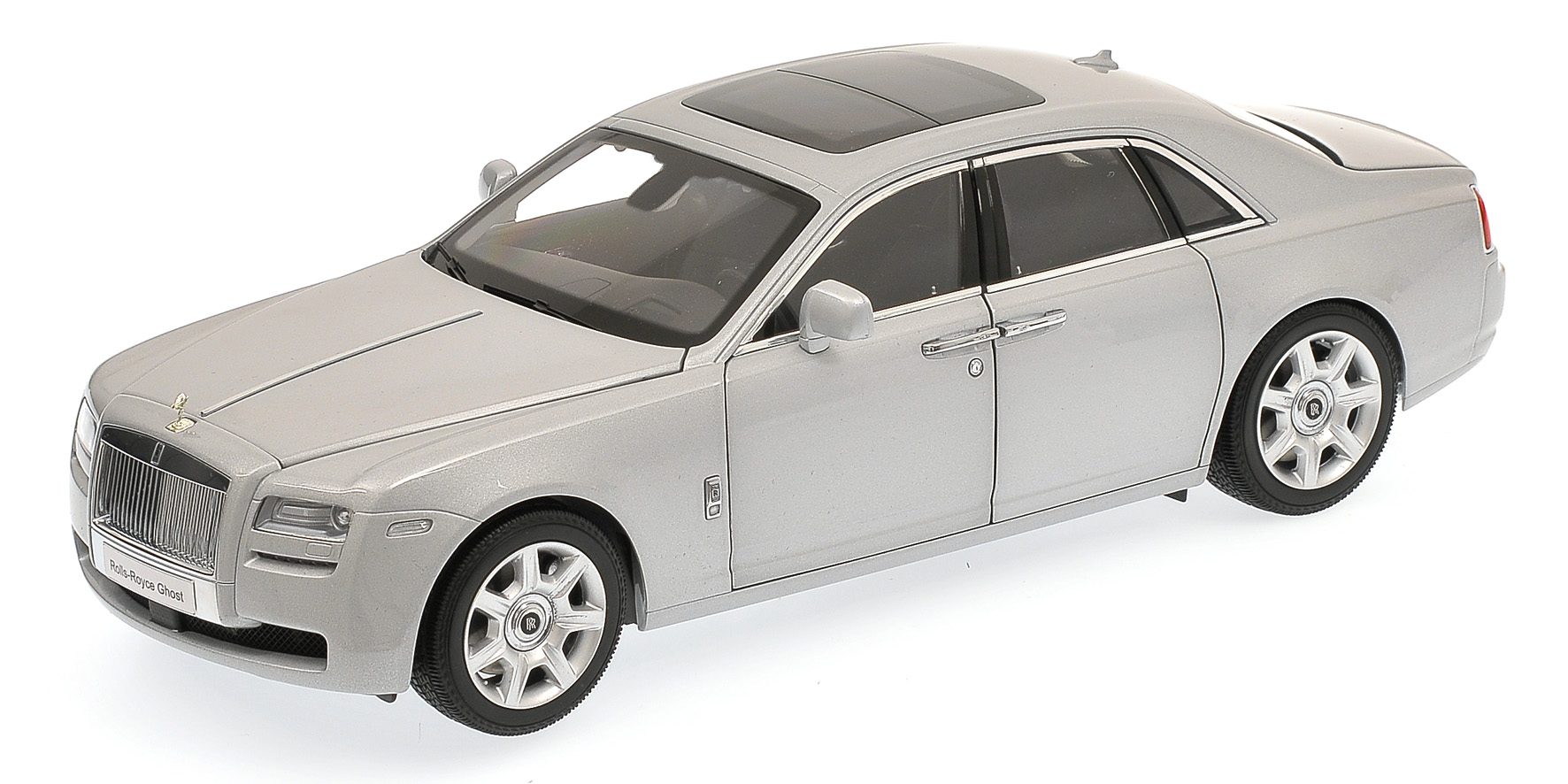 ROLLS ROYCE GHOST SWB LHD - SILVER BLACK - SILVER (08801SS)