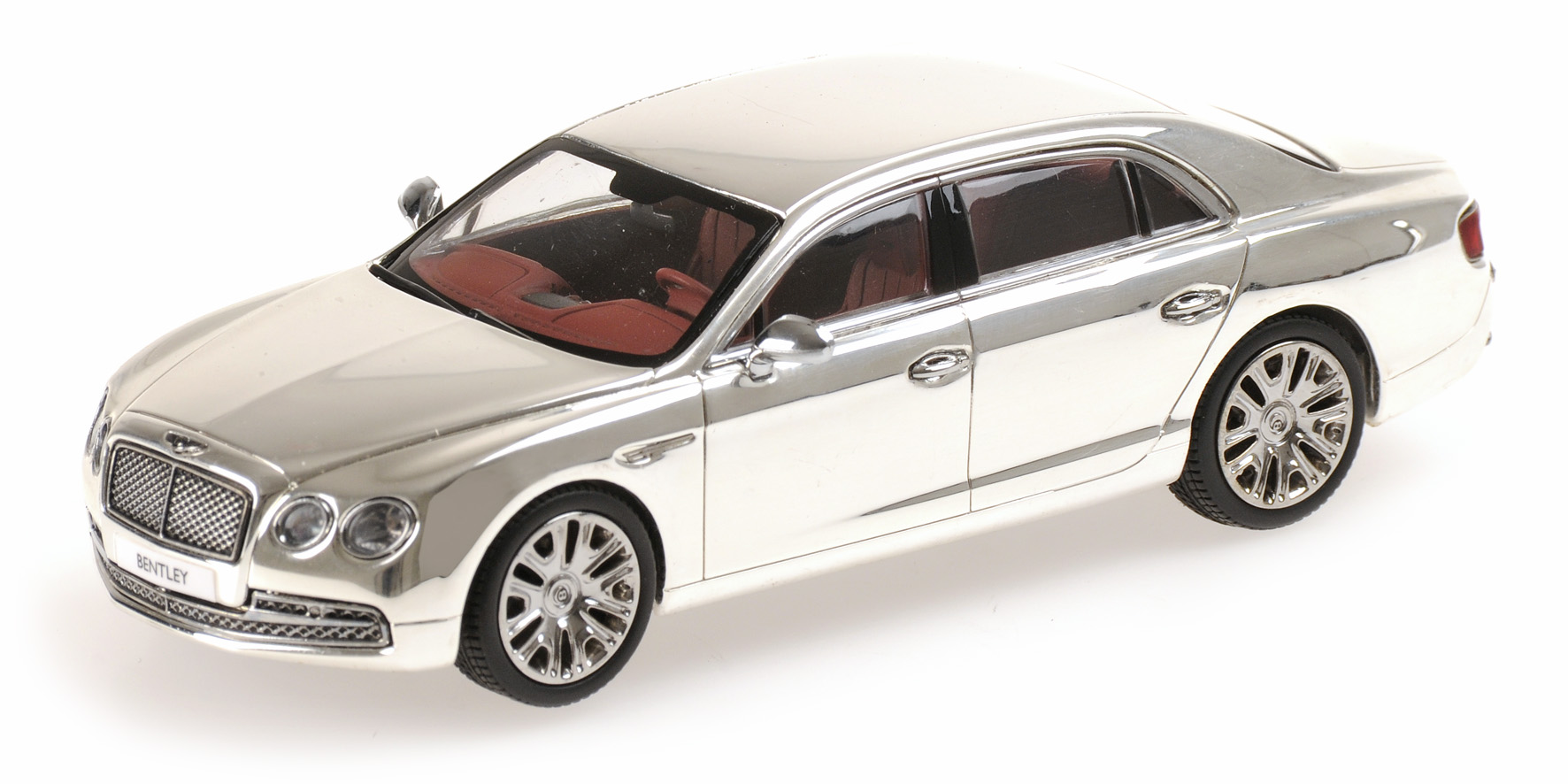 BENTLEY FLYING SPUR W12 - SILVER PLATED (05561SP)