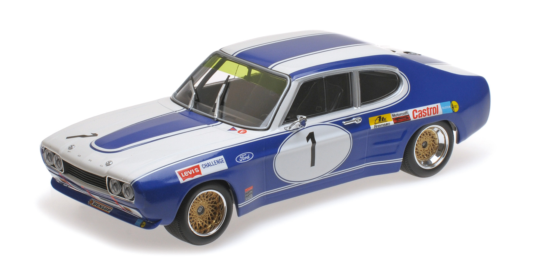 FORD CAPRI RS 2600 - FORD DEUTSCHLAND - DIETER GLEMSER - WINNER BRNO ETC 1972
