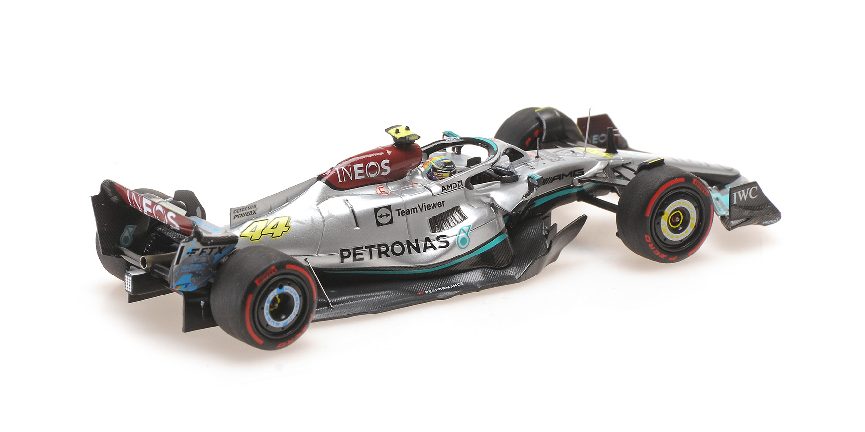 MERCEDES-AMG PETRONAS FORMULA ONE TEAM F1 W13 E PERFORMANCE - L. HAMILTON - 3RD BRITISH GP 2022