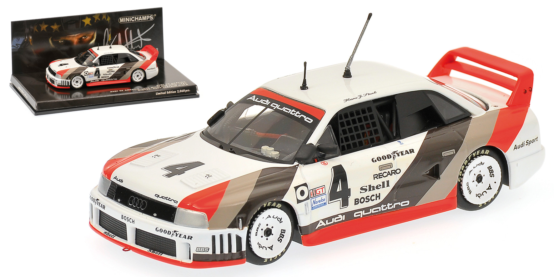AUDI 90 QUATTRO - AUDI OF AMERIKA - 200KM IMSA GT MID-OHIO 1989 - WINNER: HANS-JOACHIM STUCK