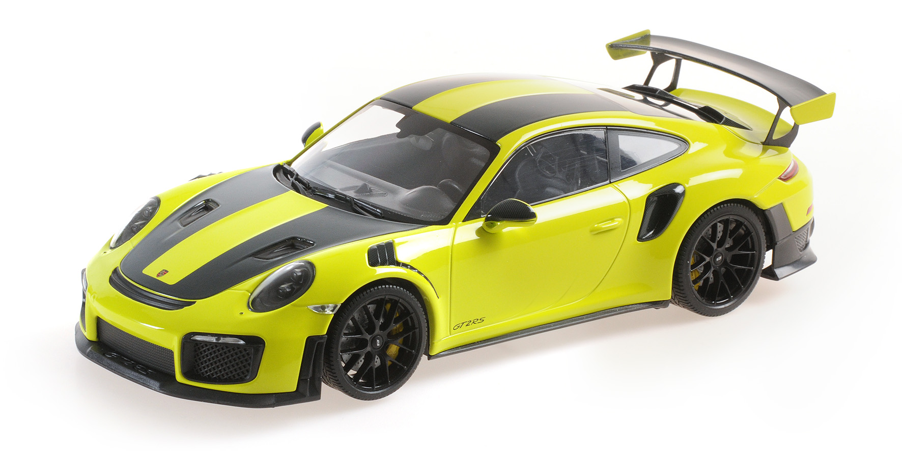 PORSCHE 911 (991.2) GT2RS - 2018 - GREEN W/ WEISSACH PACKAGE W/ BLACK MAGNESIUM WHEELS