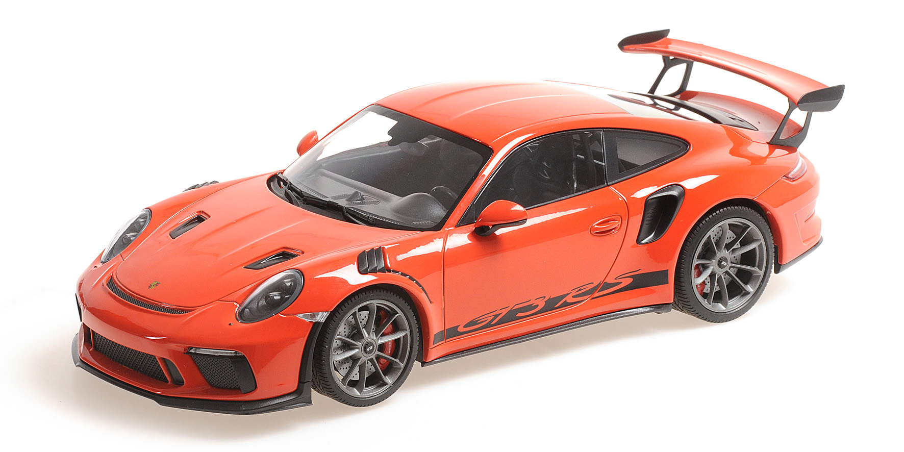 PORSCHE 911 GT3RS (991.2) - 2019 - LAVA ORANGE W/ PLATINUM WHEELS
