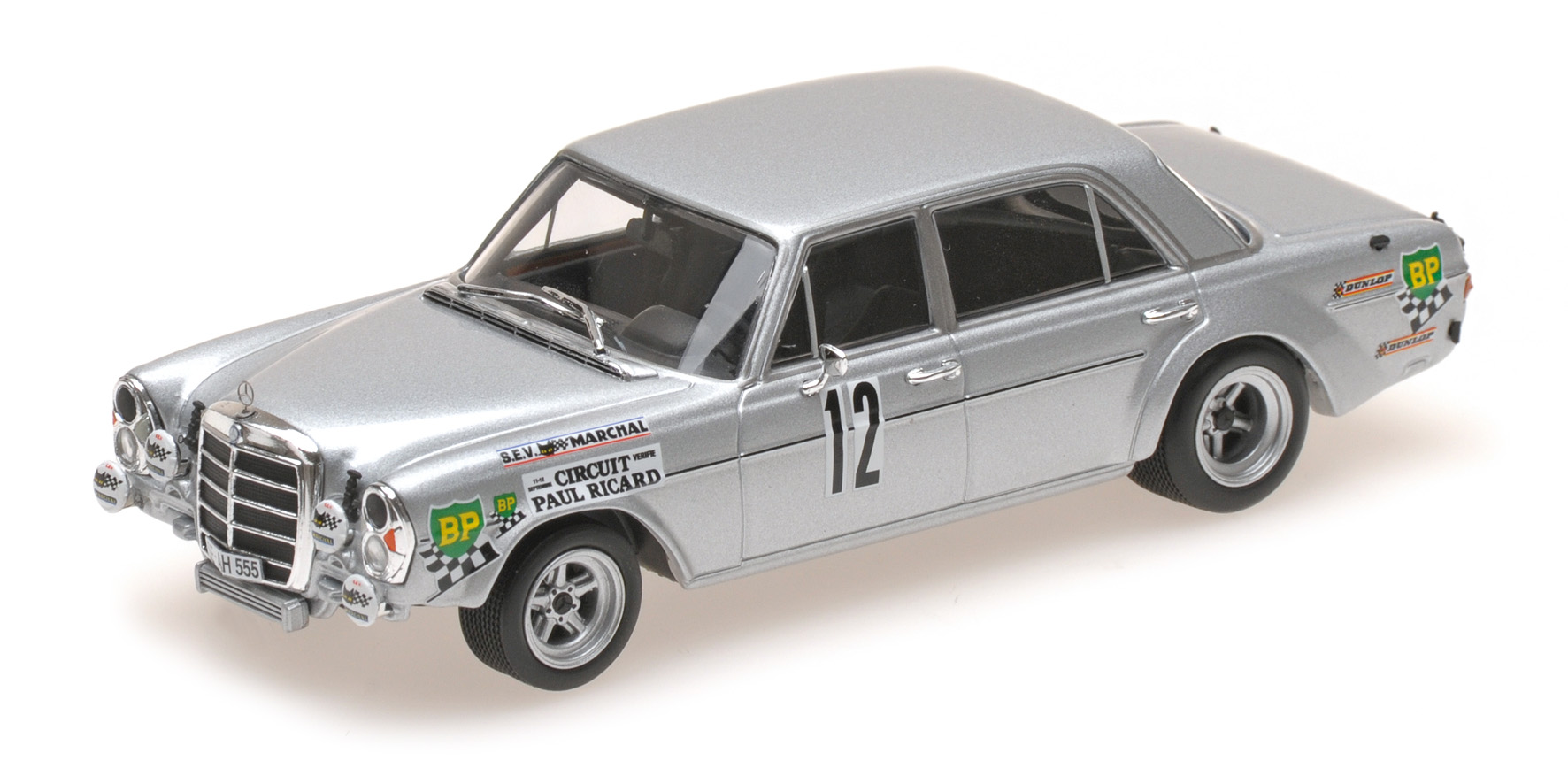MERCEDES-BENZ 300 SEL 6.8 AMG - BEHRMANN/JABOUILLE/DOLHEM - 12H PAUL RICARD 1971