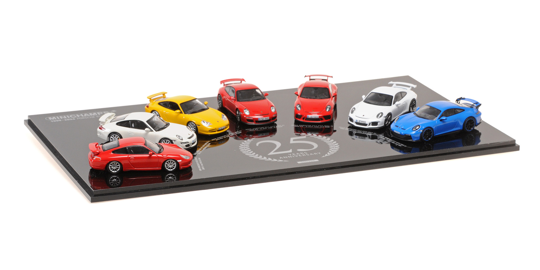 7 - CAR - SET - PORSCHE 911 GT3 - 1999-2024 - 25TH ANNIVERSARY SET
