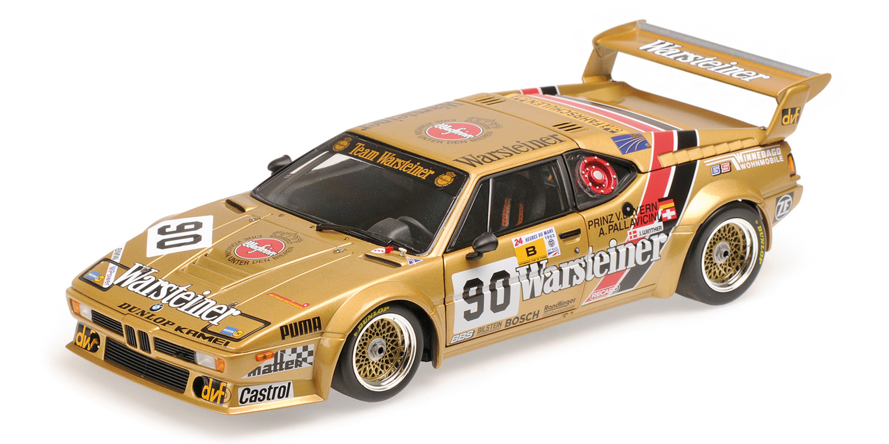 BMW M1 - BRUN MOTORSPORT - PALLAVICINI/WINTHER/VON BAYERN - 24H LE MANS 1983